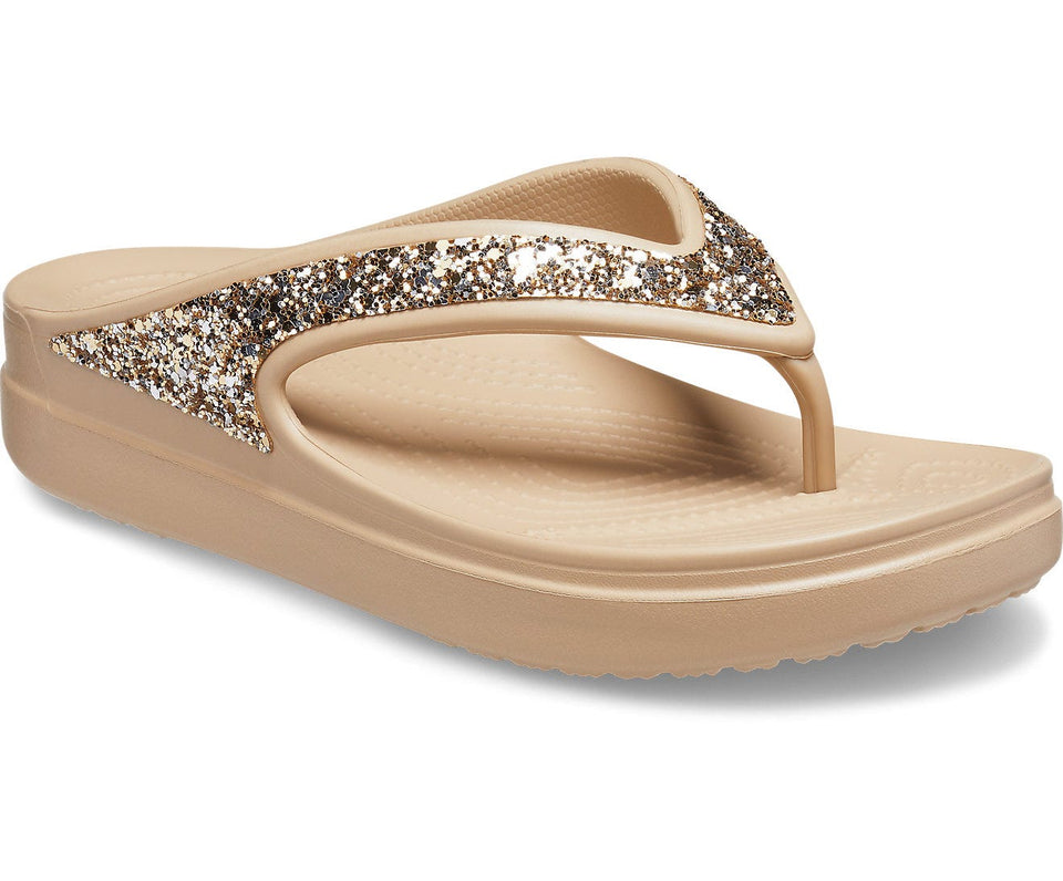 Sloane Glitter Wedge Flip, view 5