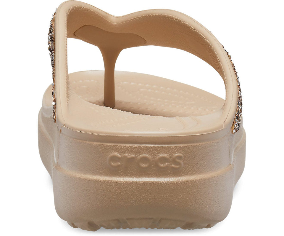 Sloane Glitter Wedge Flip, view 6