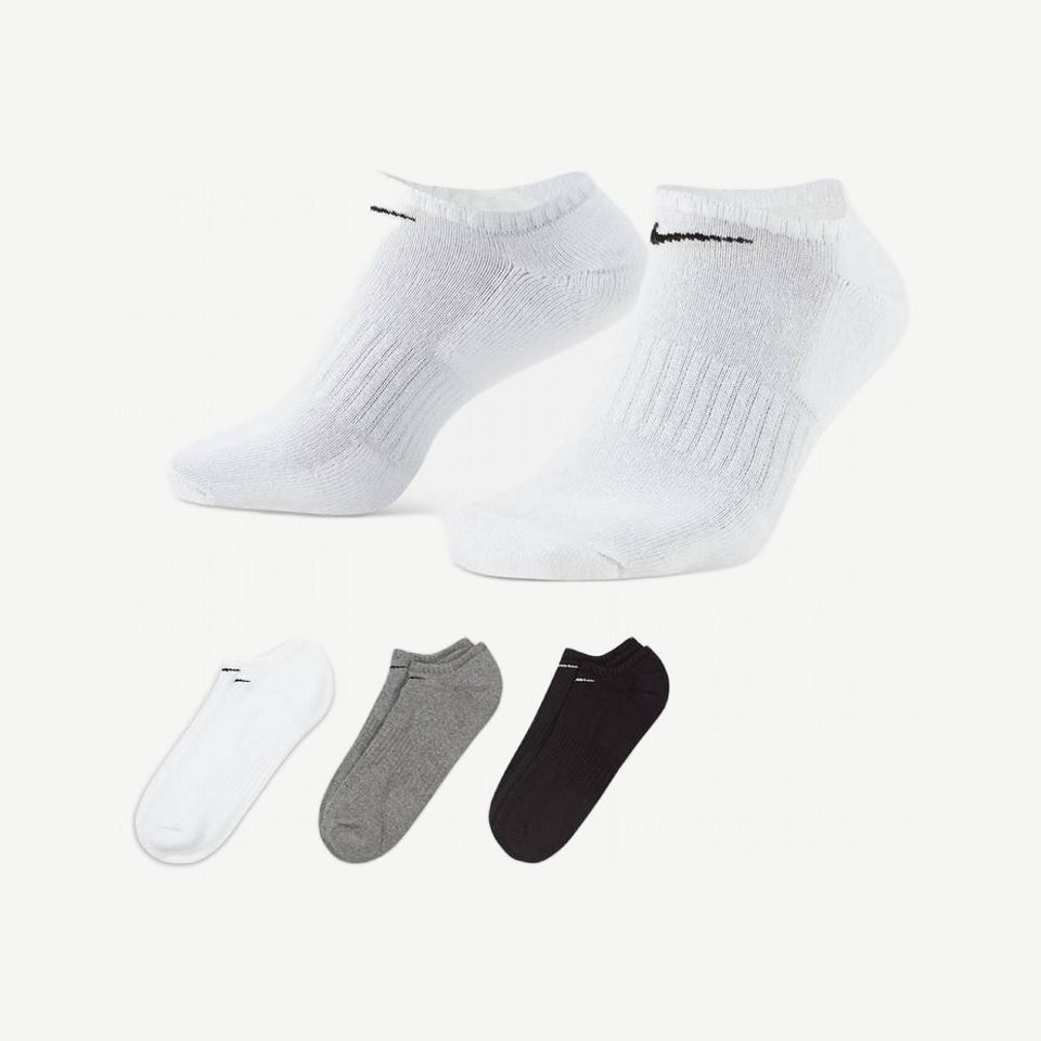 Unisex Everyday Cushioned No-show 3-pack 132